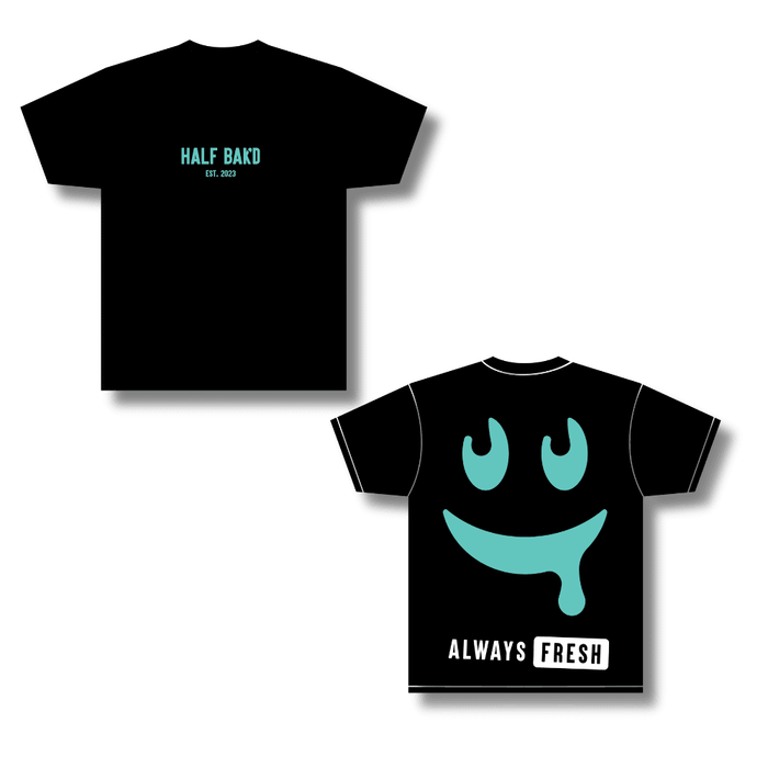 Black T-Shirts - Winter 2024  - HALF BAK'D