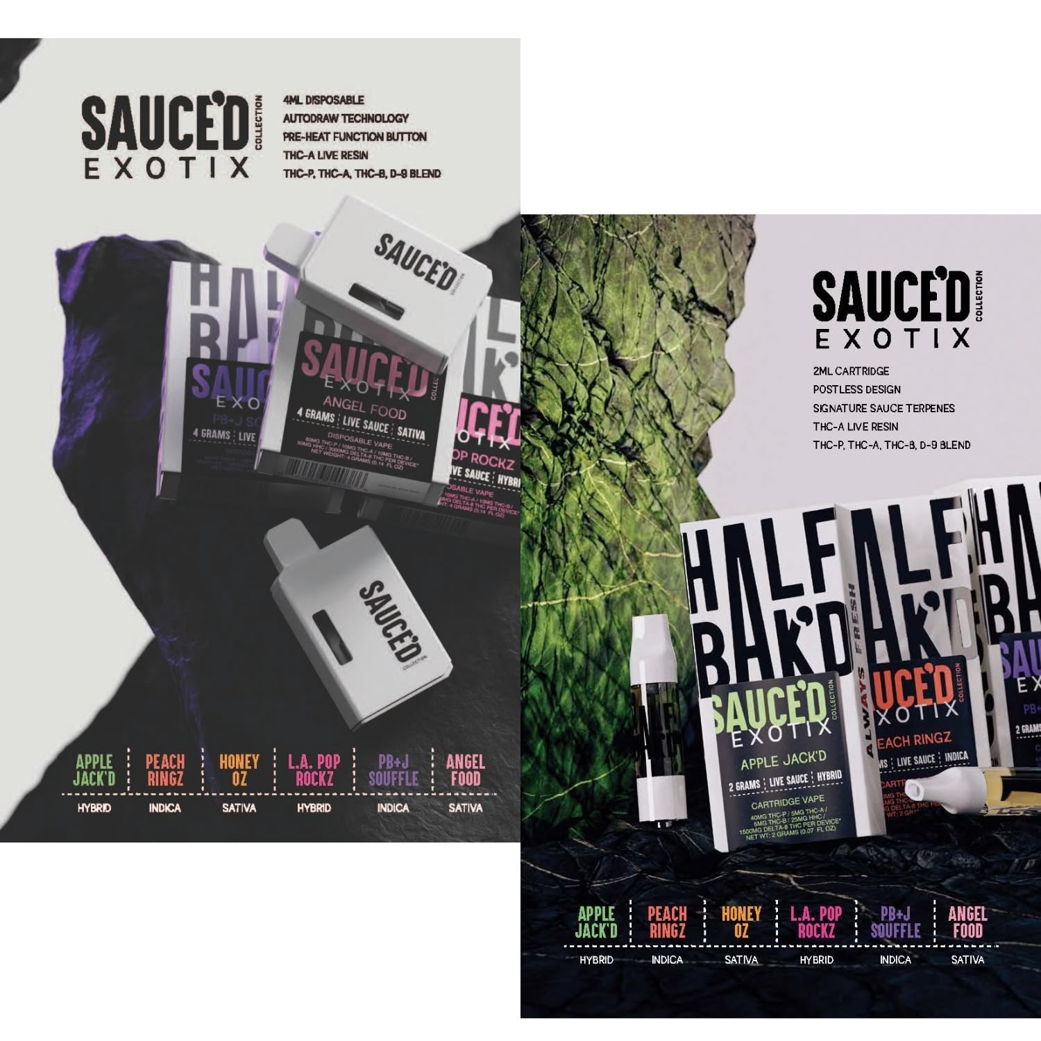 Flyers - SAUCE'D Exotix 4G + 2G
