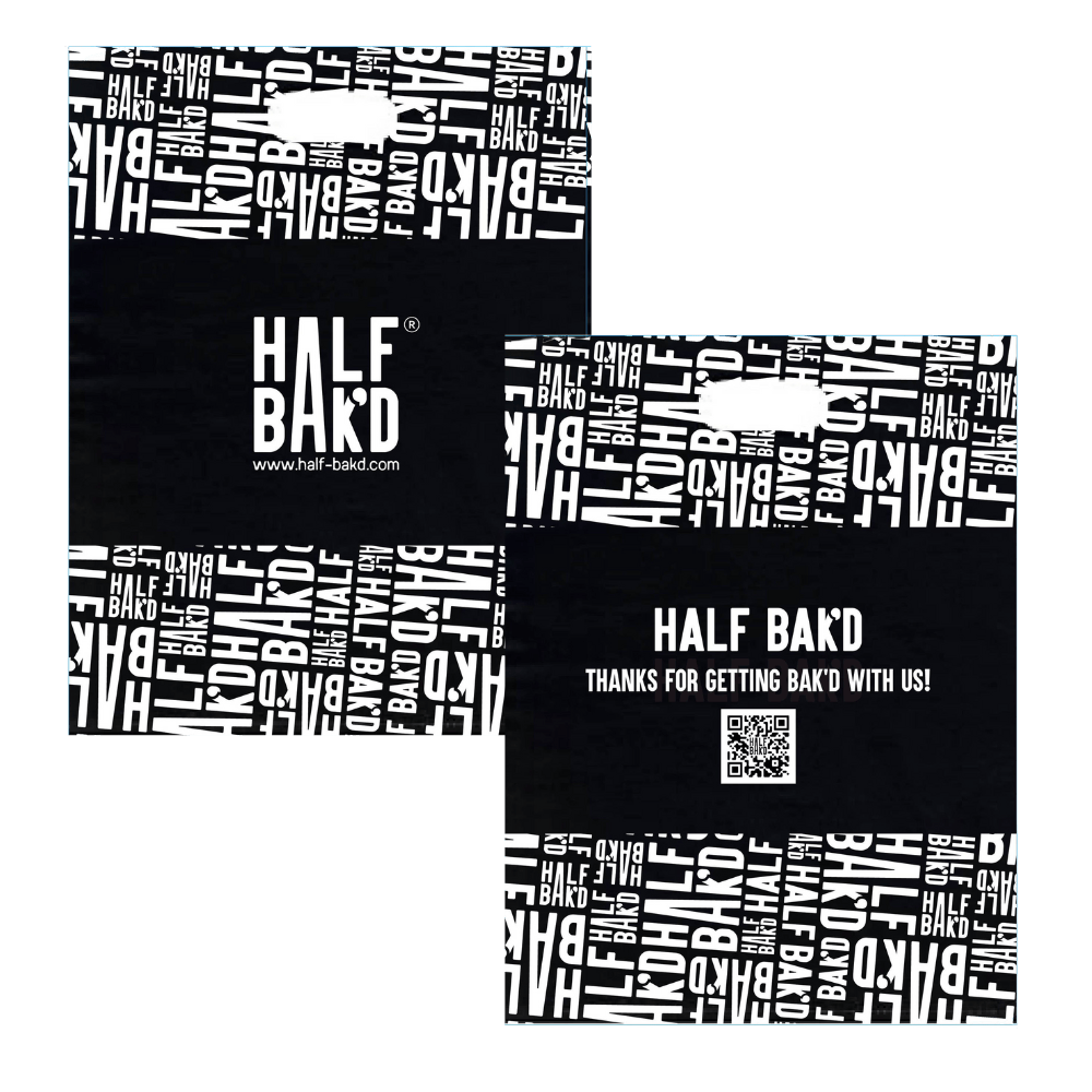 Retail Bags | 100 Pack, 12" x 16" | HALF BAK&