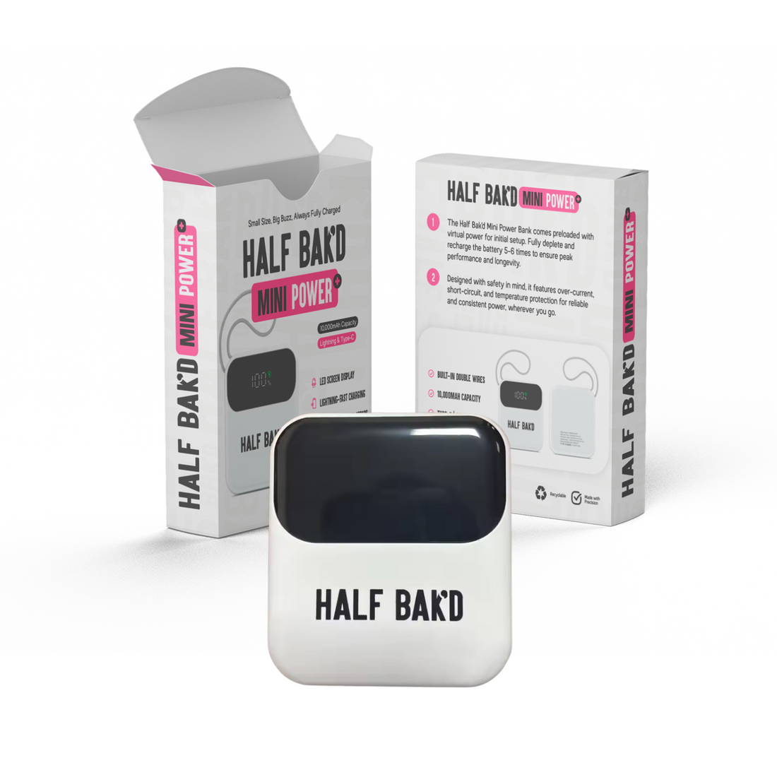 Battery Pack | 10,000mAh | HALF BAK&