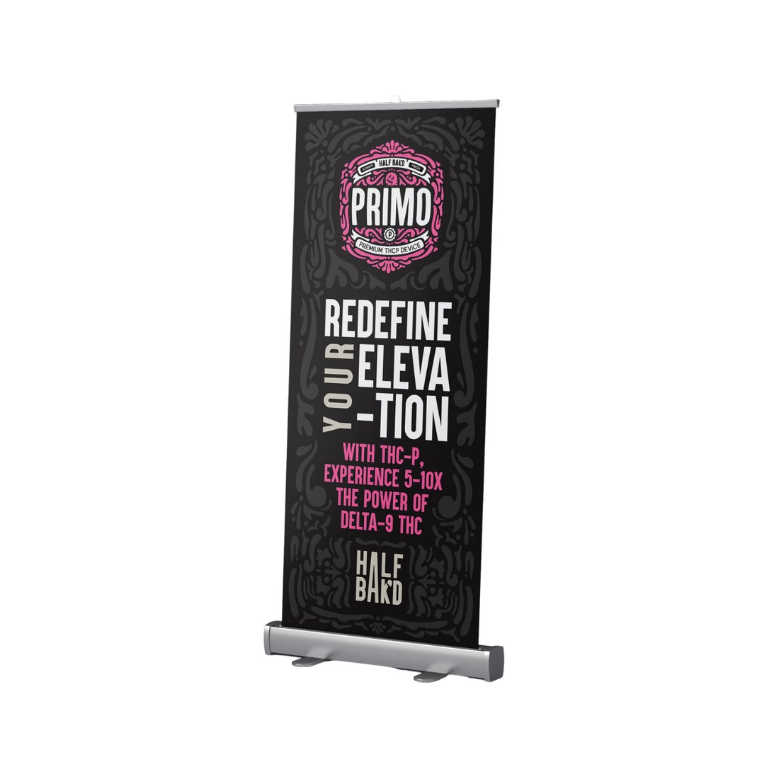 Retractable Banner | 33"X81" | Primo Collection