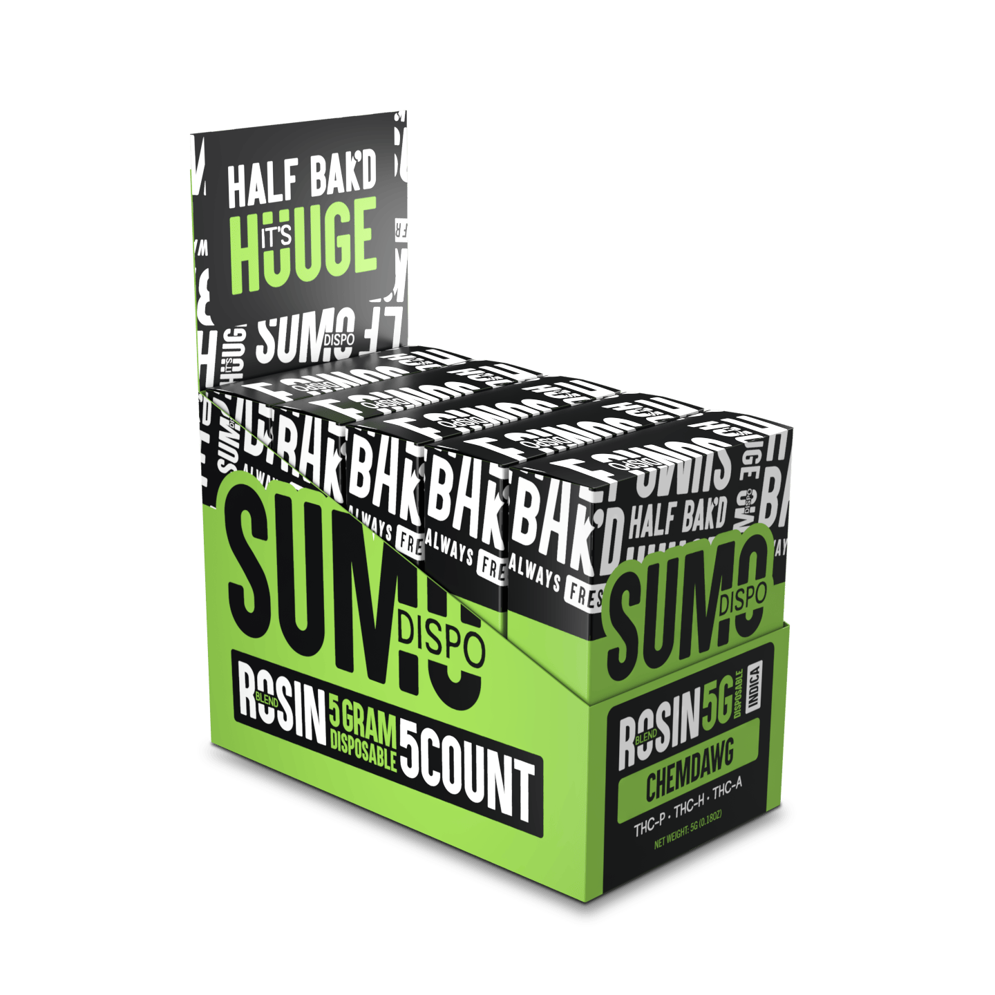 Chemdawg - SUMO Dispo Indica 5G Disposable CDU | Rosin Blend THC-P THC-H THC-A Fresh Collective Chemdawg - SUMO Dispo Indica 5G Disposable CDU | Rosin Blend THC-P THC-H THC-A Fresh Collective