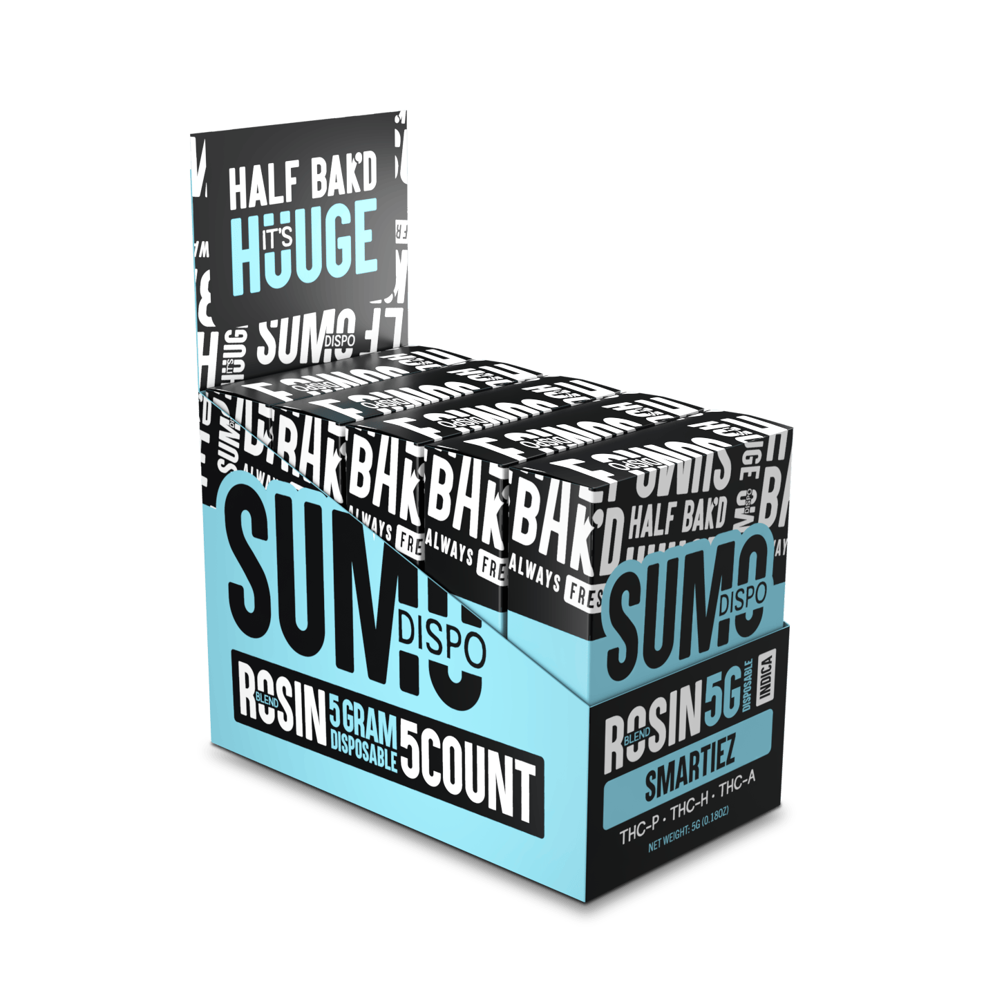 Smartiez - SUMO Dispo Indica 5G Disposable CDU | Rosin Blend THC-P THC-H THC-A Fresh Collective Smartiez - SUMO Dispo Indica 5G Disposable CDU | Rosin Blend THC-P THC-H THC-A Fresh Collective