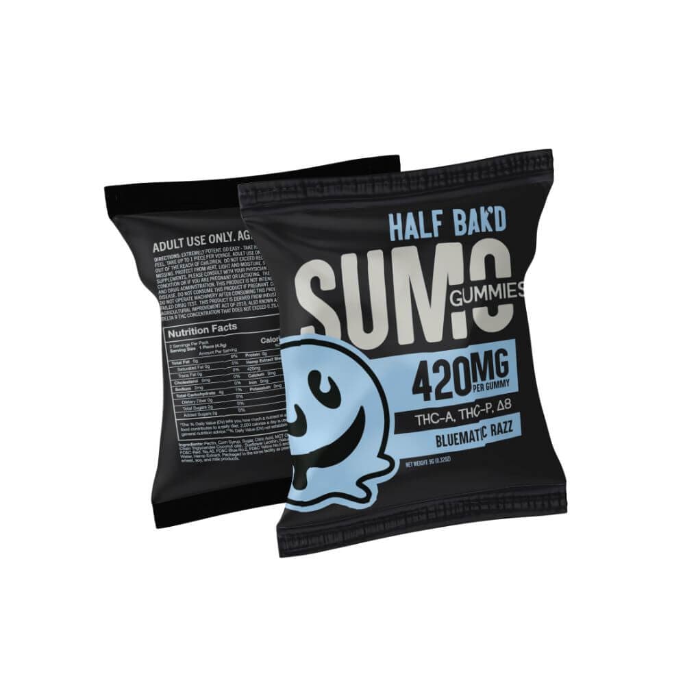 Bluematic Razz Sumo Gummies