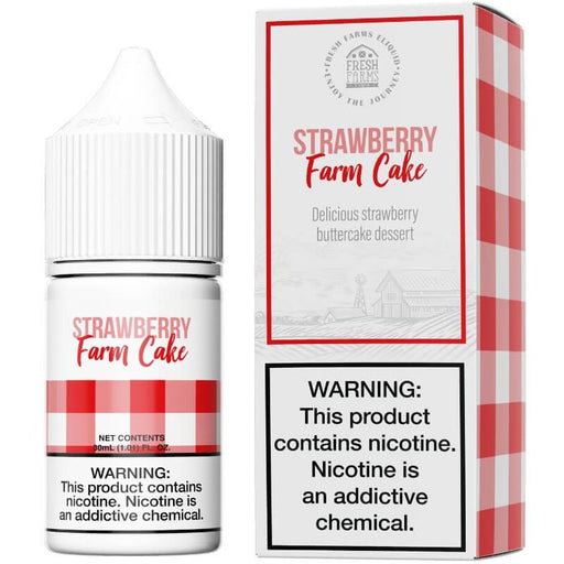 Strawberry Farm Cake (30mL) - Fresh Farms E-Liquid