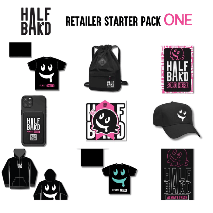 HALF BAK'D - Retailer Starter Pack - ONE
