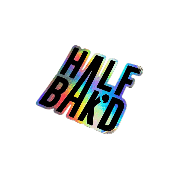 Sticker (25ct) - Holographic Half Bak&