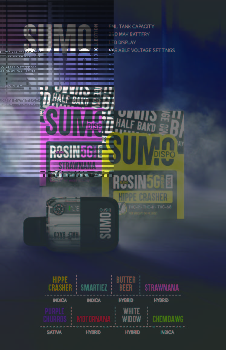 Flyers - Sumo Dispo (Total THC) | HALF BAK&