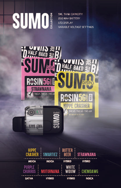 Flyers - Sumo Dispo (Total THC) | HALF BAK&