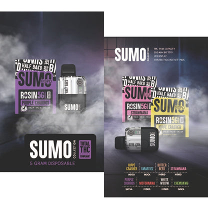 Flyers - Sumo Dispo (Total THC) | HALF BAK&