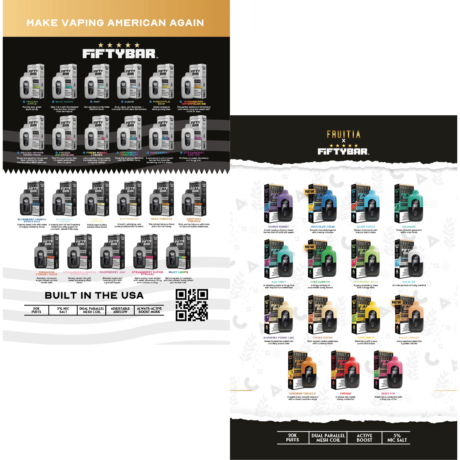 Catalog |  Fifty Bar + Fruitia x Fifty Bar