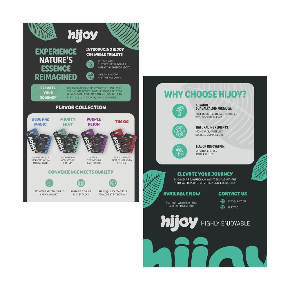 Flyers - Flavor Card - 25CT - HiJoy