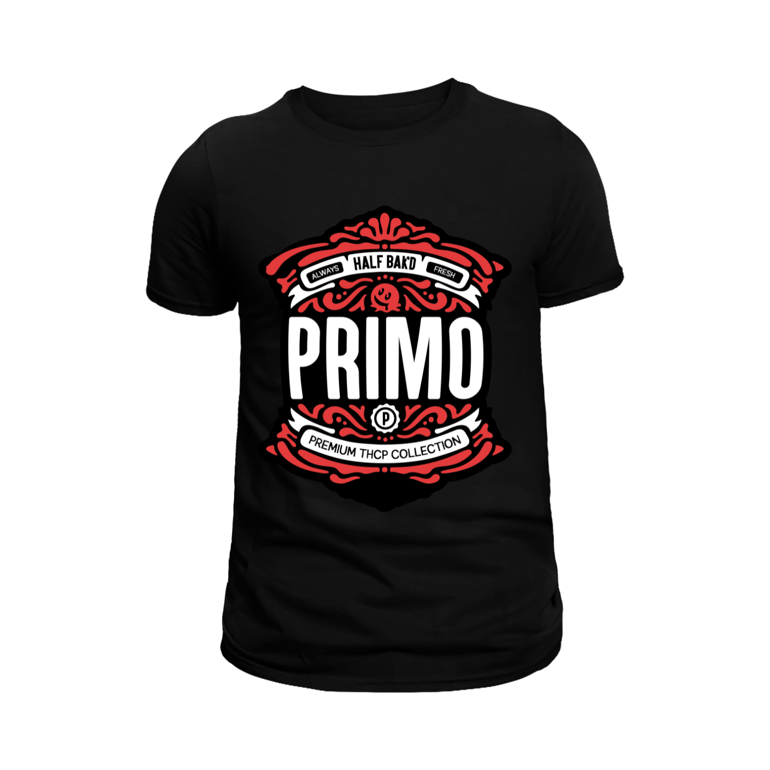 Primo T-Shirts - Black - HALF BAK&