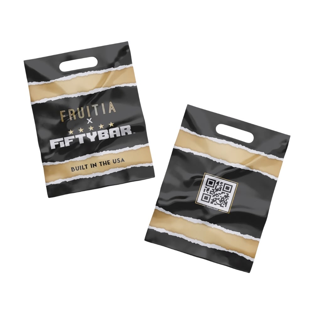 Retail Bags | 100 Pack, 12" x 16" | FRUITIA x Fifty Bar