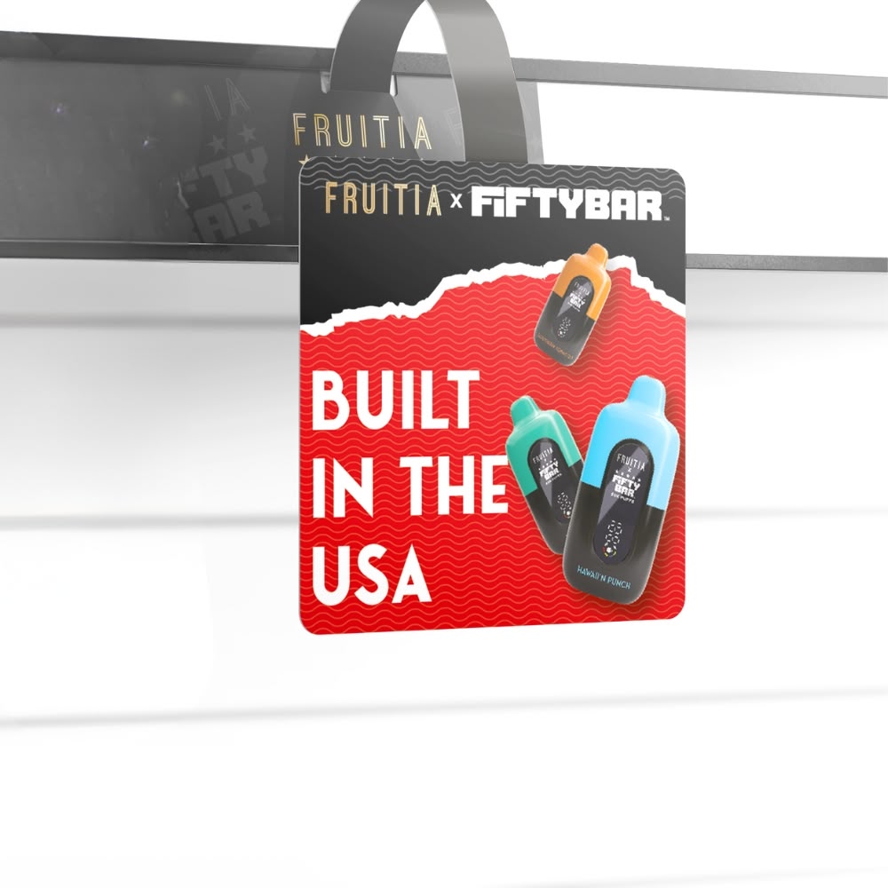 Shelf Talkers | 10CT | FRUITIA x Fifty Bar