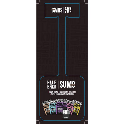 Sumo Dispo Shelf Talkers Black 50CT - HALF BAK&