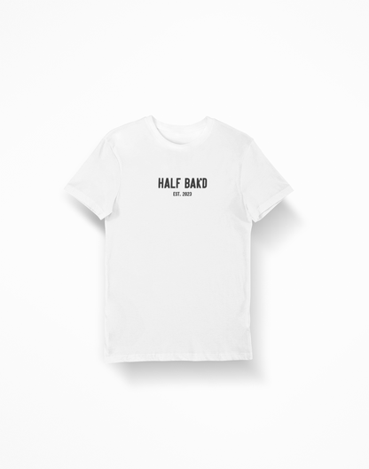 White T-Shirts - Winter 2024  - HALF BAK&