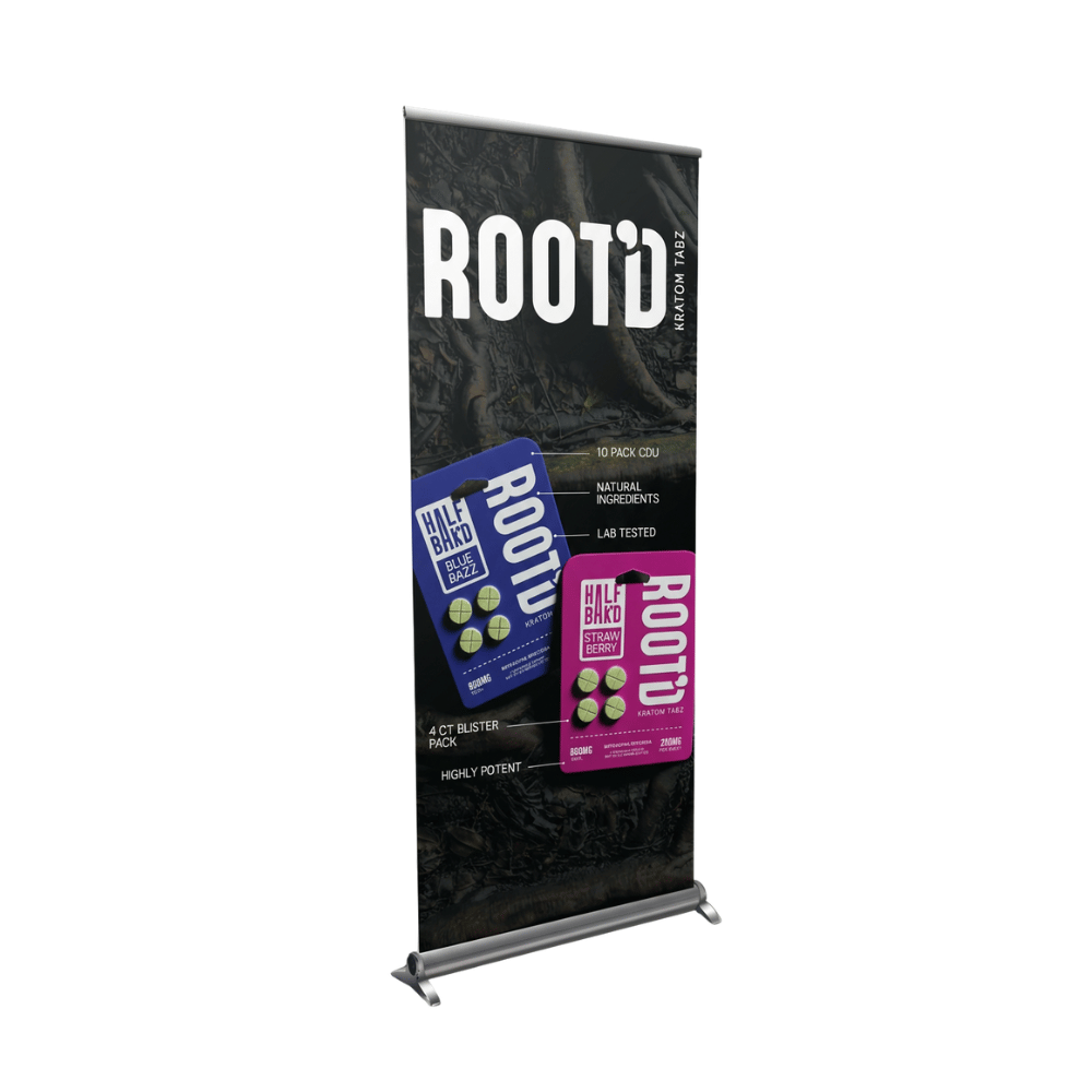 Retractable Banner | 33"X81" | Root&