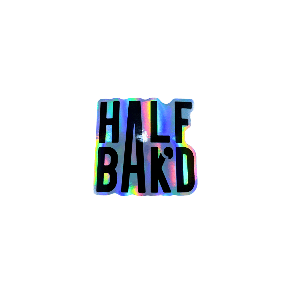 Sticker (25ct) - Holographic Half Bak&